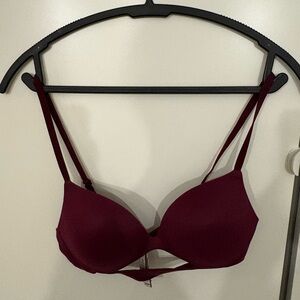 Burgundy Bra